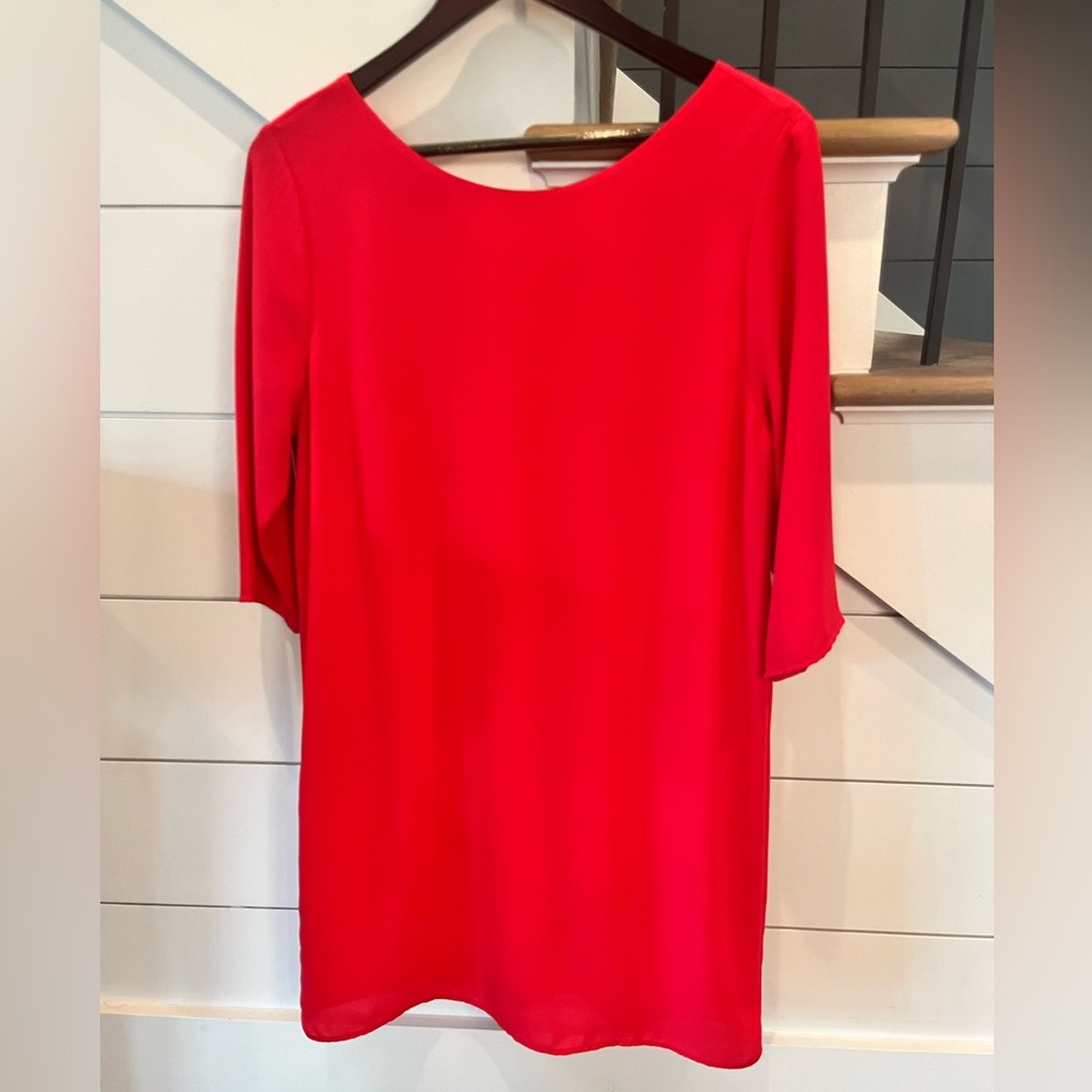 Everly GAMEDAY MINIDRESS Preowned/Like New Red Size L